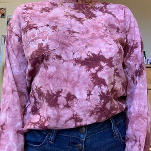 Tie Dye Ivory Ella Long Sleeve Size M